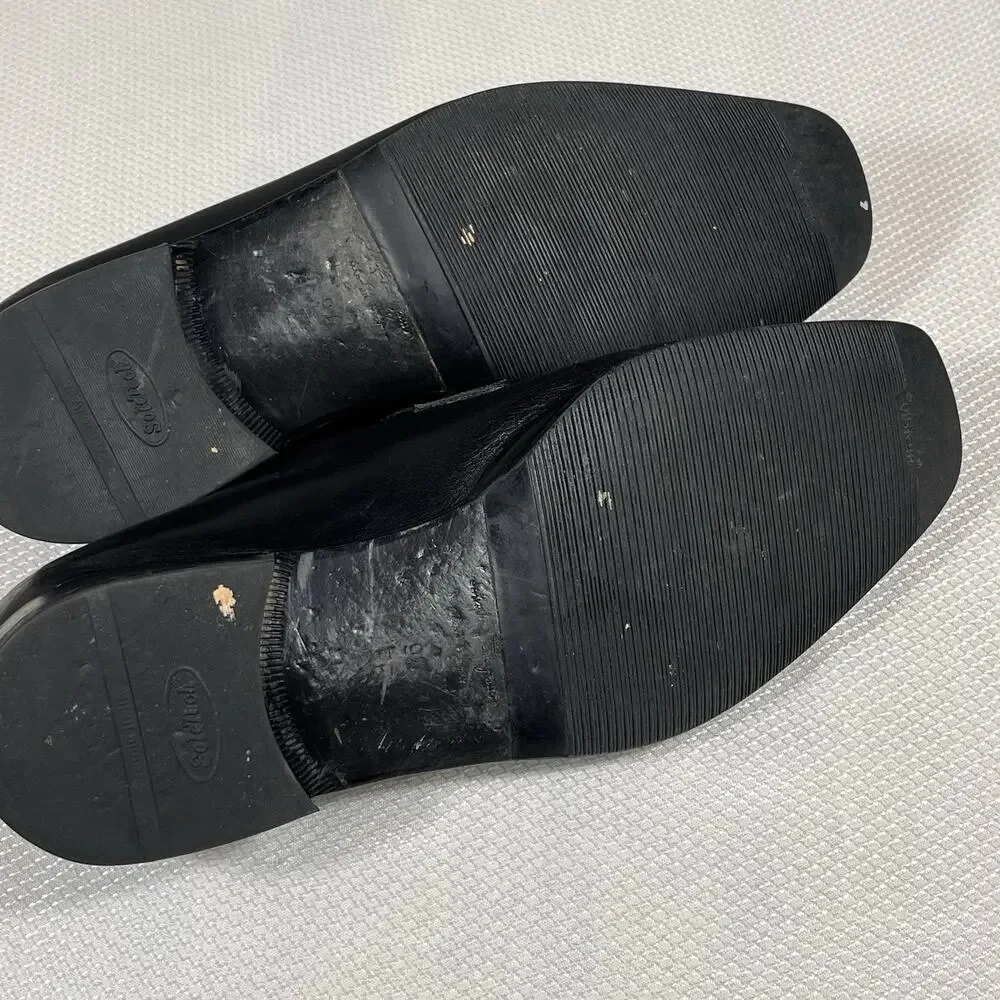 Salvatore Ferragamo Gregory Leather Shoes Size 9.5‎ 2E Made In Italy
